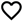 Heart shaped icon